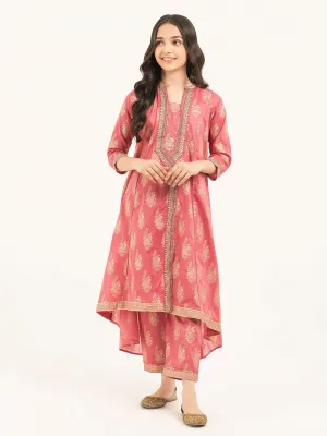 2 Piece Lawn Suit-Pasted (Pret)