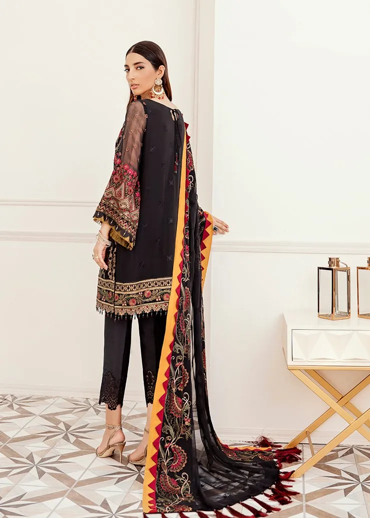 Afrozeh La Fuchsia Luxury Collection 2020 – Coal Clouds