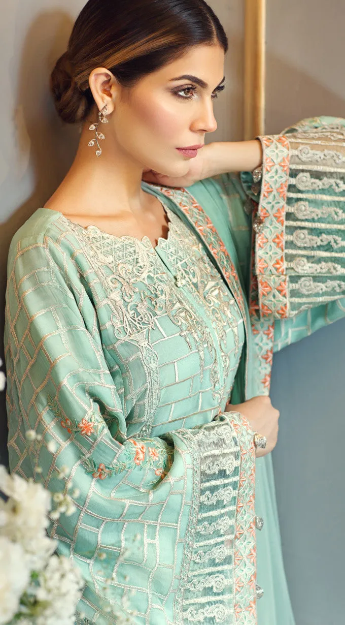 Anaya Festive Chiffon Collection 2017 – Aqua Dreams