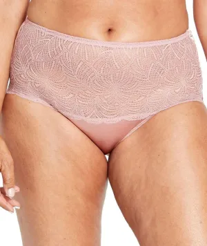 Berlei Lift & Shape Lace Full Brief - Rose Hip