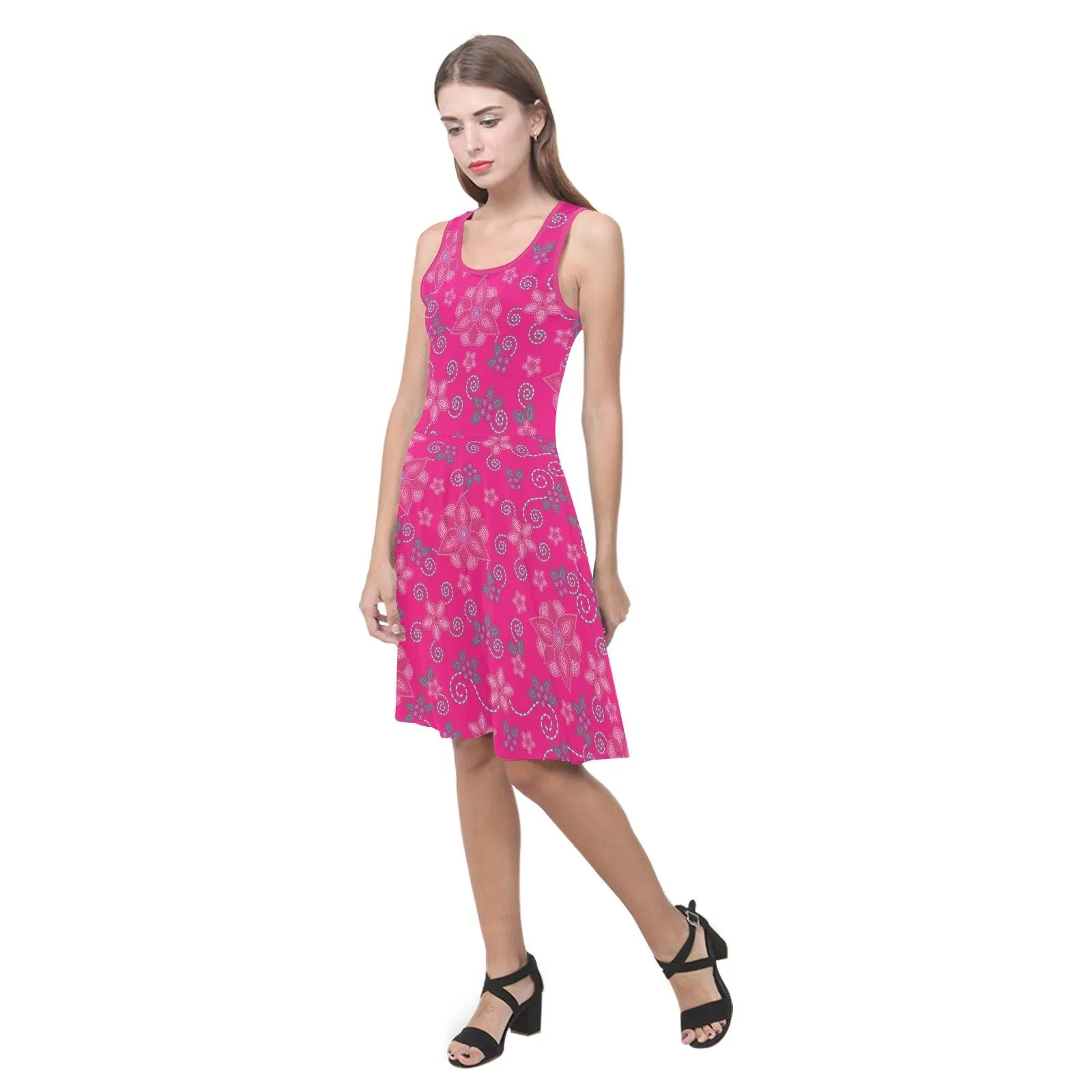Berry Picking Pink Atalanta Sundress