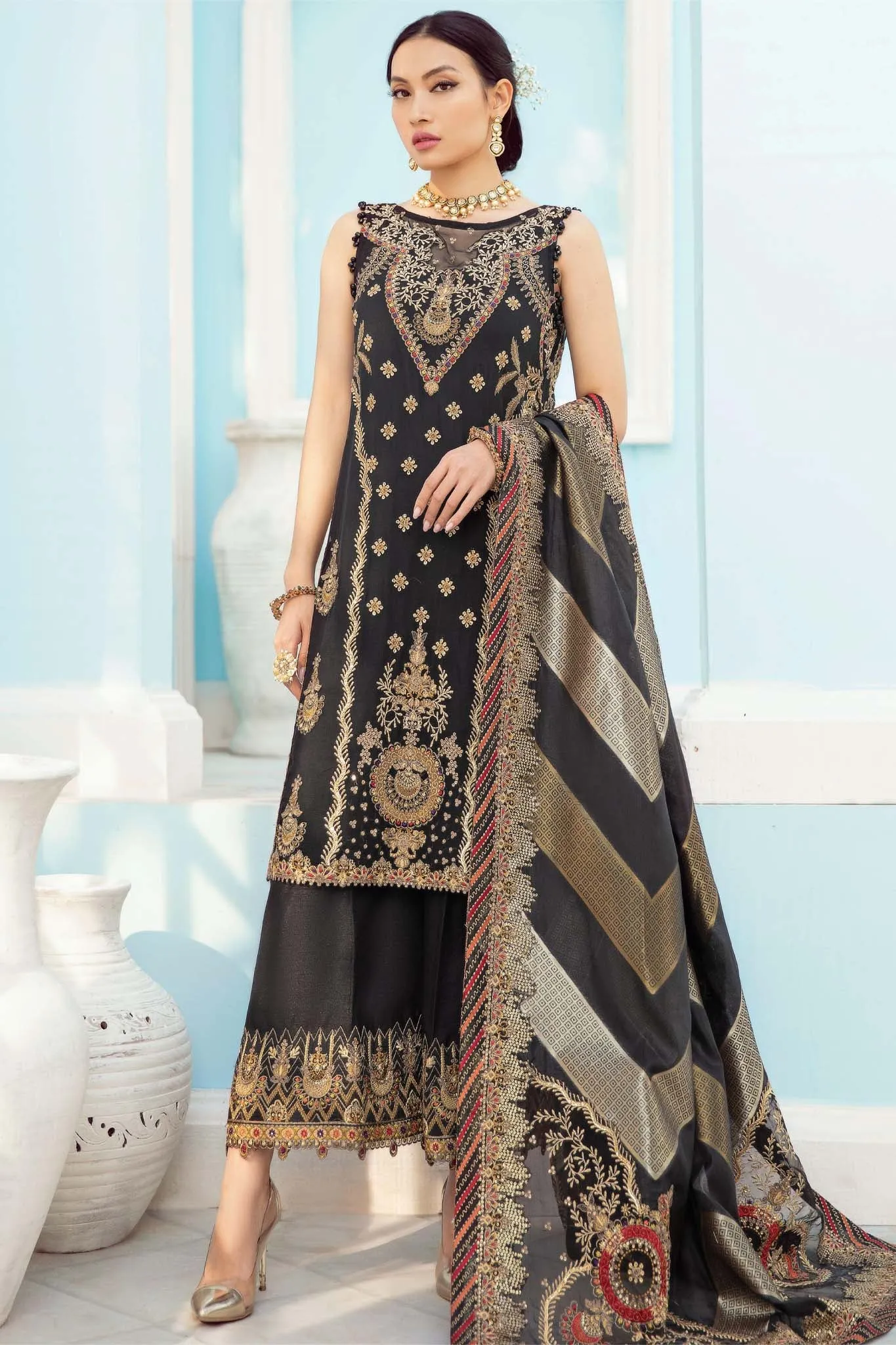 Celestial by Iznik Unstitched 3 Piece Luxury Chiffon Collection'2022-ICC-03