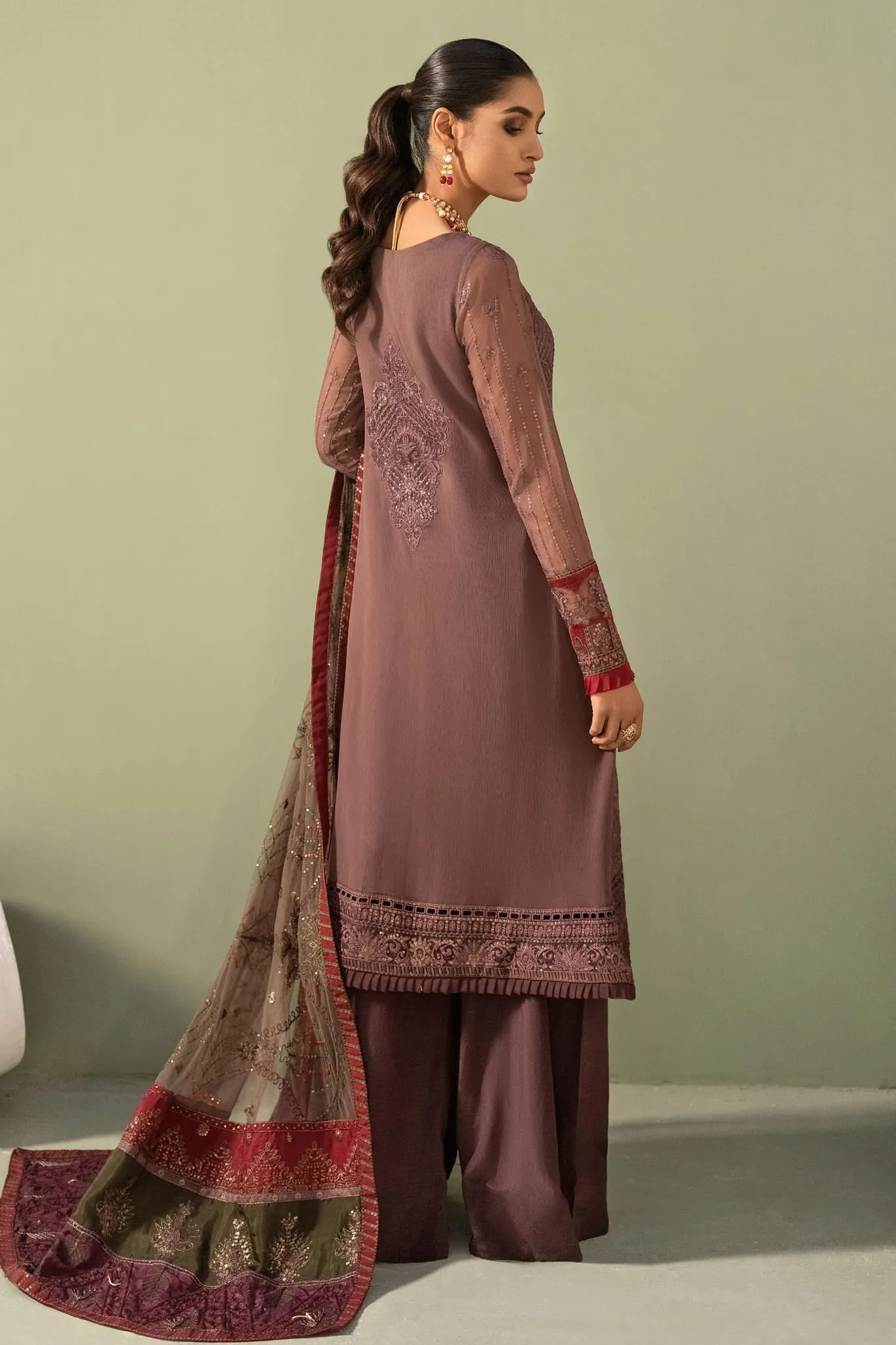 Chinon by Iznik Unstitched 3 Piece Luxury Chiffon Collection'2023-CC-02-Adya
