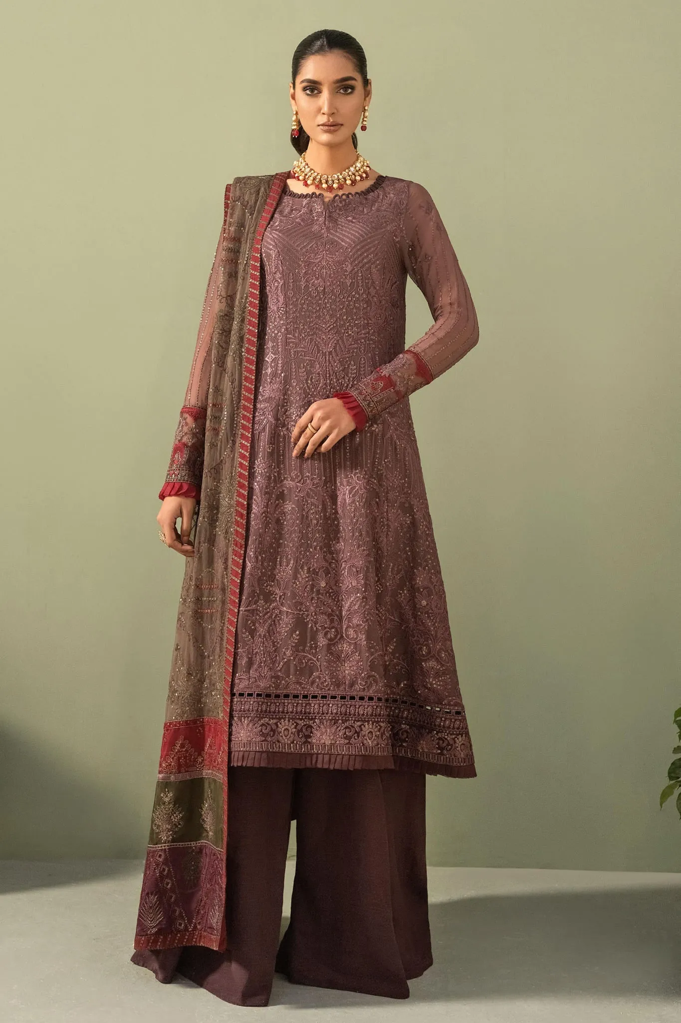Chinon by Iznik Unstitched 3 Piece Luxury Chiffon Collection'2023-CC-02-Adya