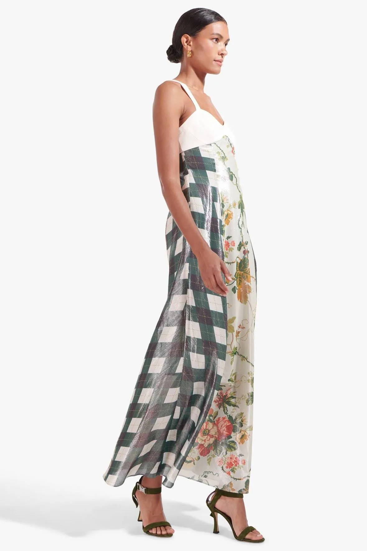 DARTS DRESS | LUREX MULTI SILVER