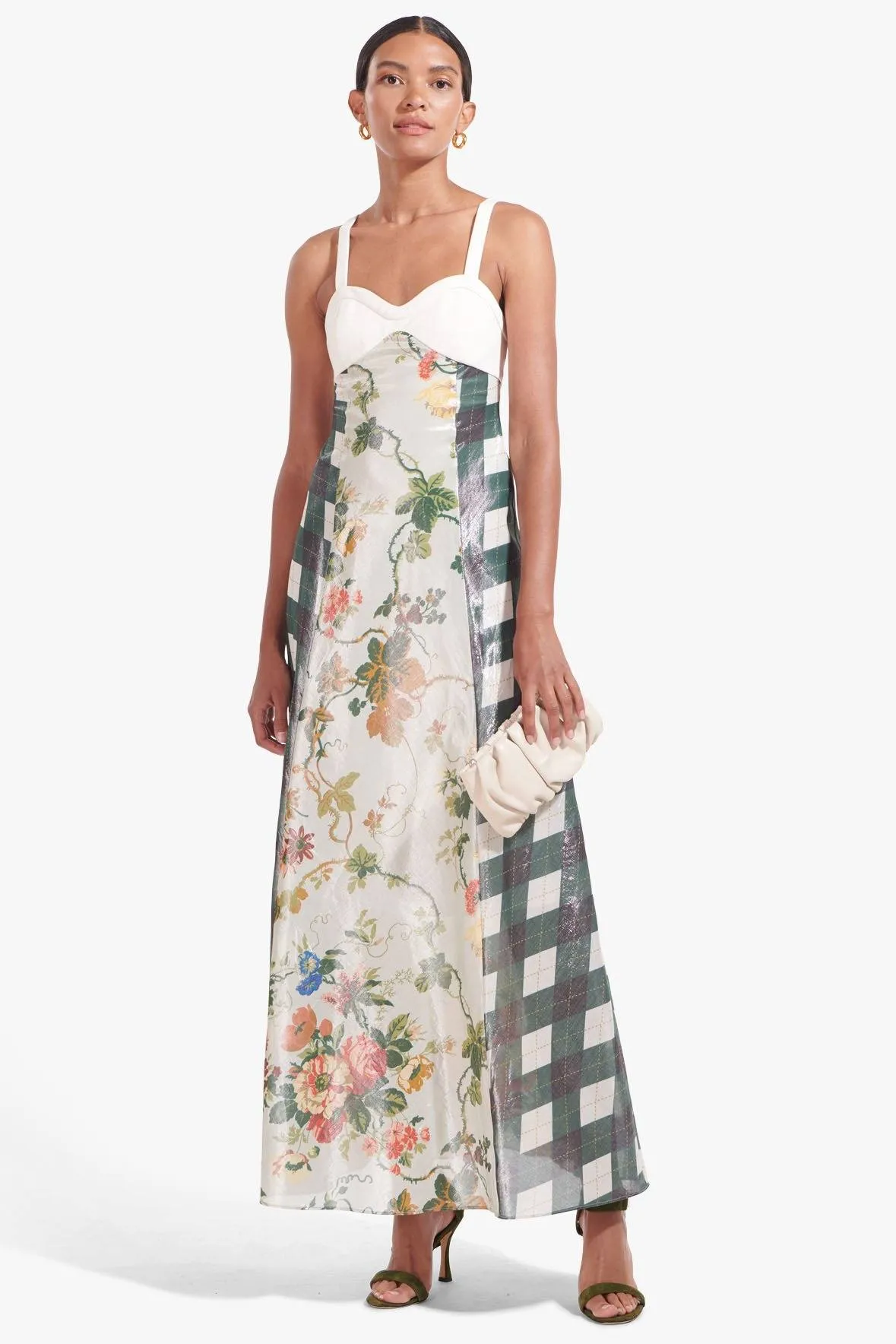 DARTS DRESS | LUREX MULTI SILVER