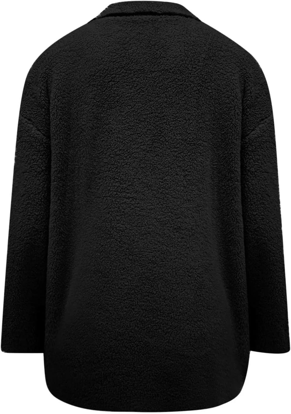 Fall Jackets for Women Trendy Fuzzy Fleece Faux Fur Coat Ladies Button Down Casual Jacket Outfits with Pockets