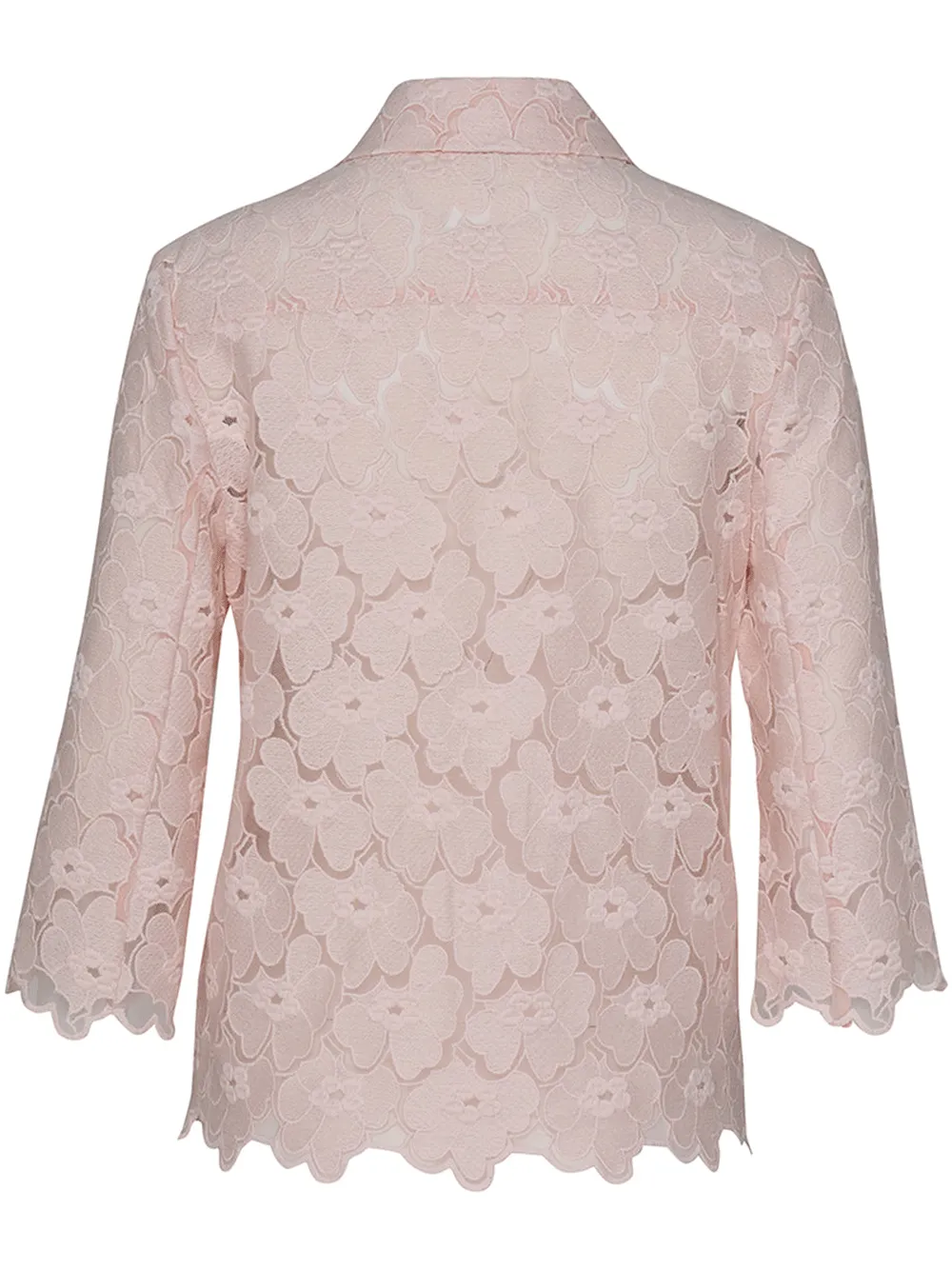 Floral Lace Patch Shirt