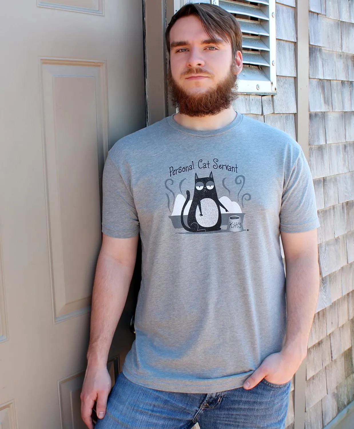 Funny Cat T-Shirt for Men & Women, Perfect Cat Dad Mom Shirt