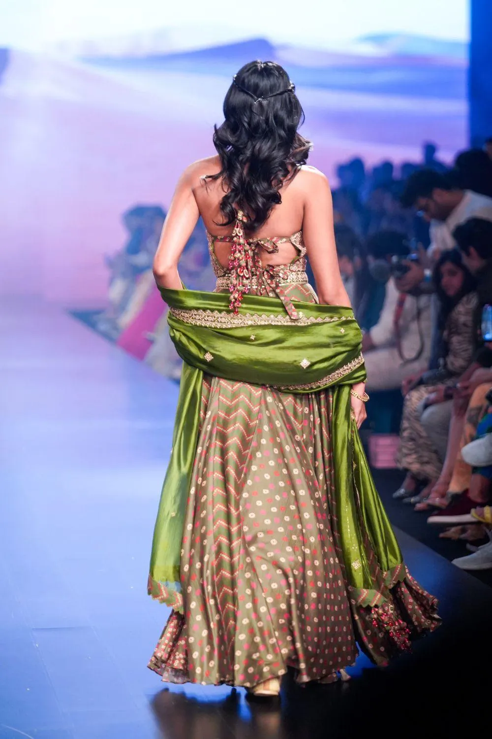 Kacha Aam Printed Skirt Set