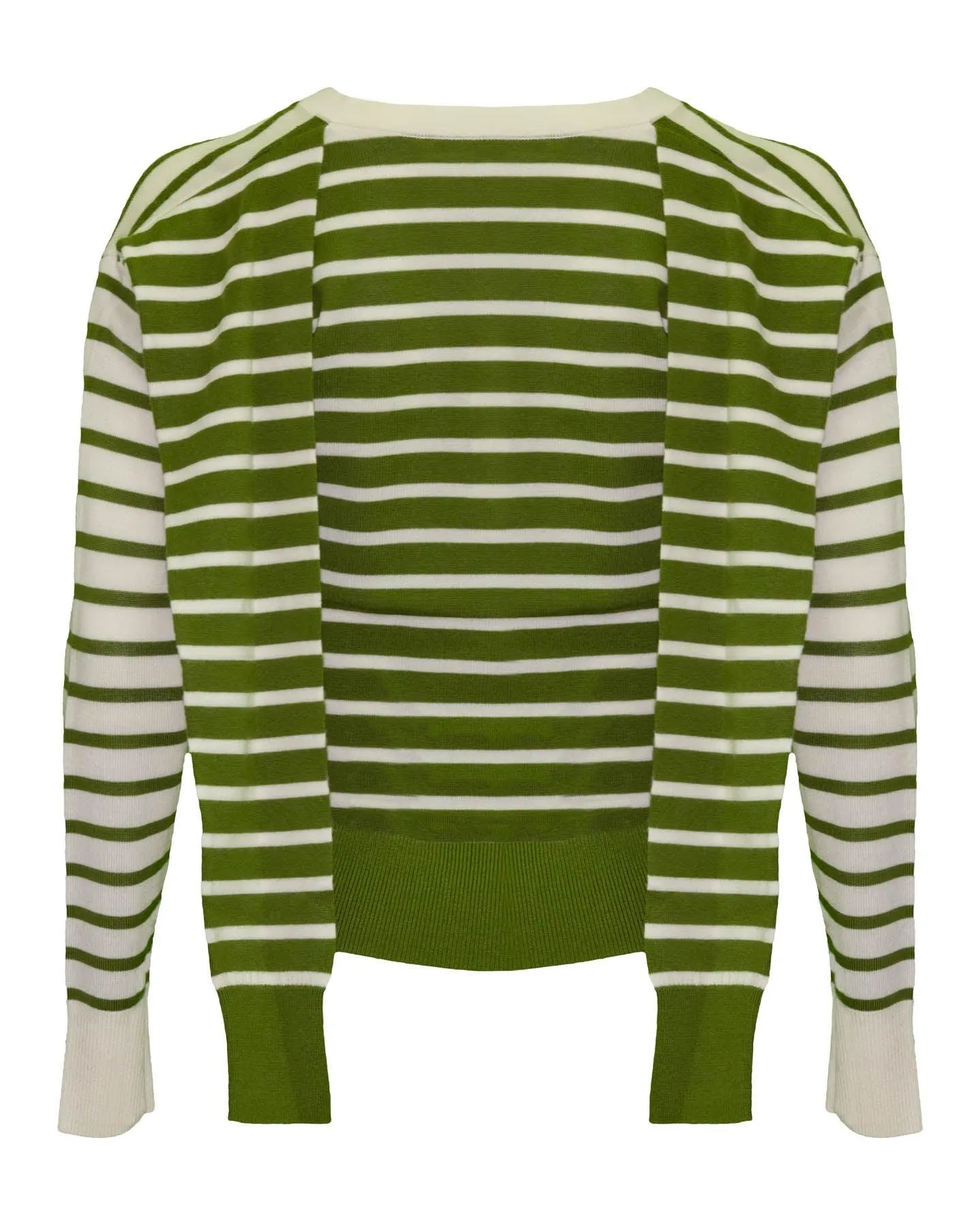 Leni Striped Tie Sweater
