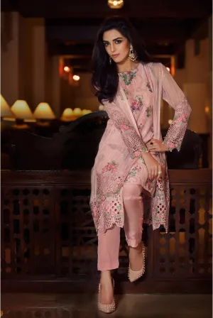 Maria.B Mbroidered Collection 2016 – Pink BD-701