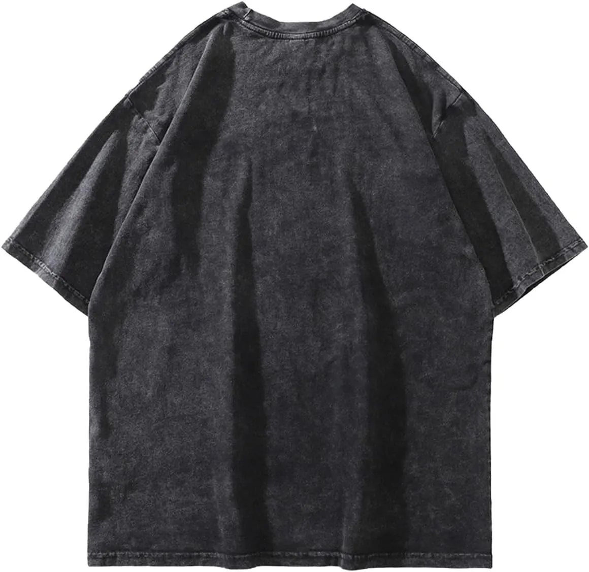 Men's Graphic Oversize Shirt Unisex Streetwear Casual Tunic Tops Loose Harajuku Aesthetic Tee Shirt