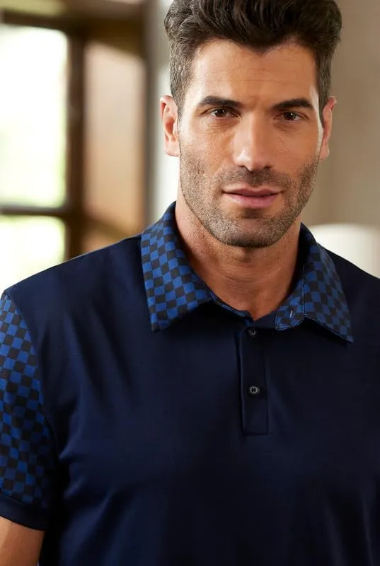 Men's Short Sleeve Vintage Polo Shirt Casual Slim Fit Golf Shirt (S-2XL)