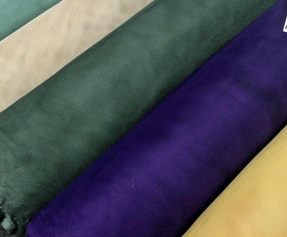 Plain Soft Tulle Dress Net Mesh Bridal Wedding Tutu Fabric 52" wide M506 Mtex