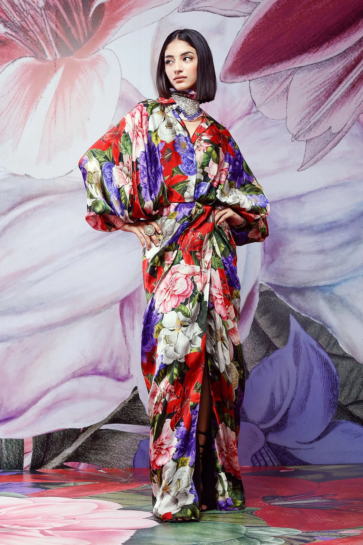 Printed Shirt Dress