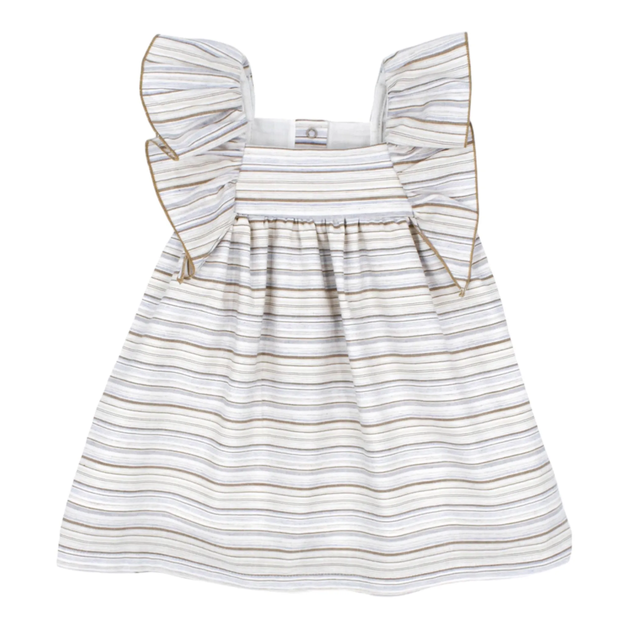 Rapife - Beige stripe dress