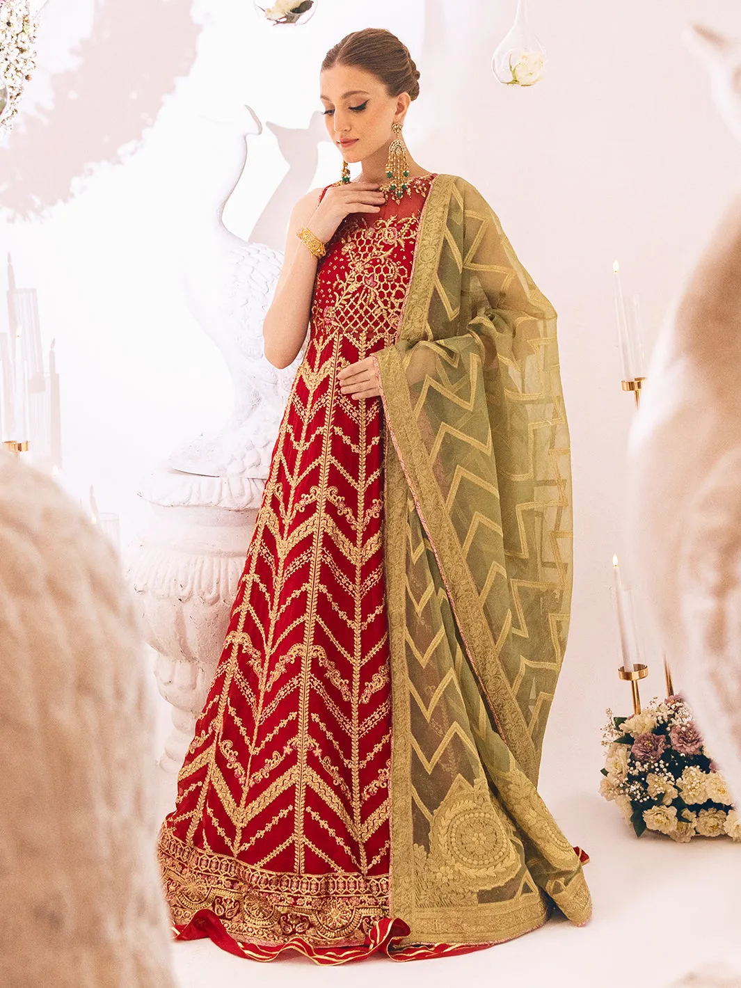 Roheenaz Sawariya Luxury Kalidaar Chiffon Formal Collection – DN-03