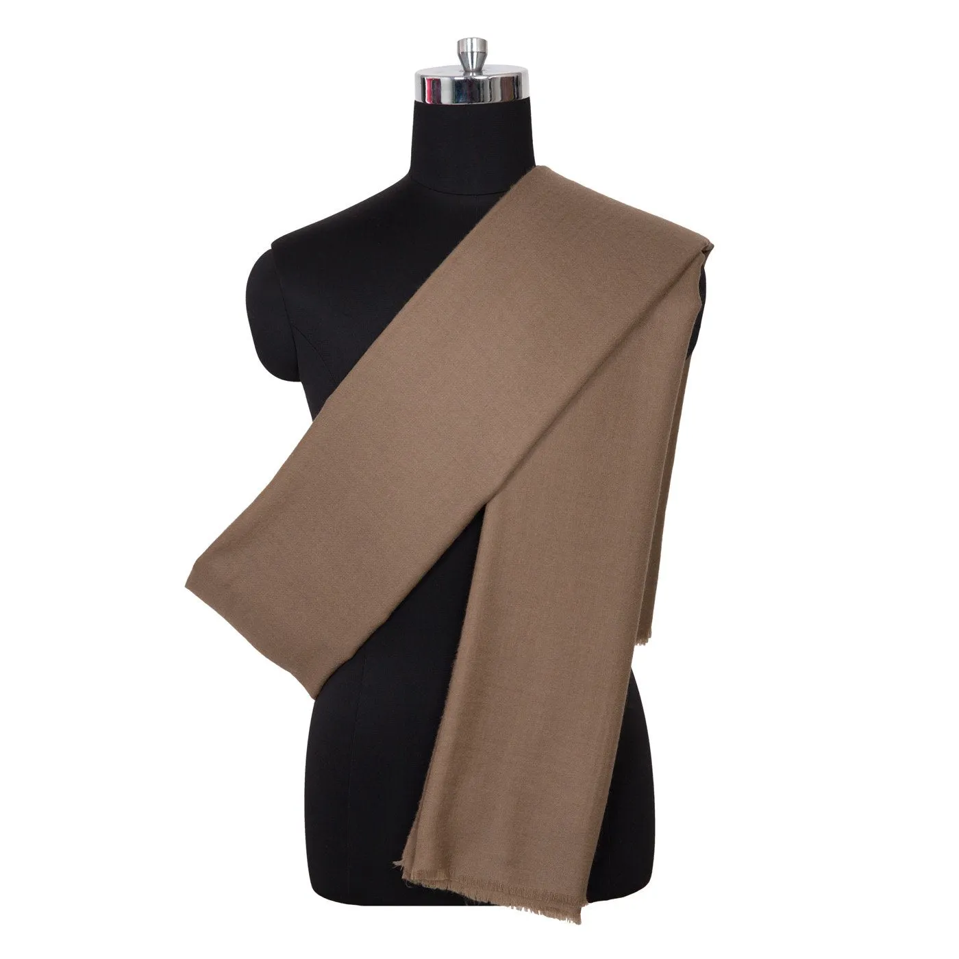 Sorrel Brown Cashmere Lohi Shawl