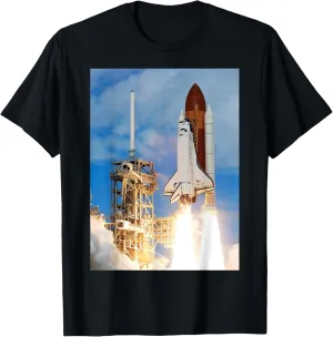 Space Shuttle Launch Galaxy T-shirt T-Shirt