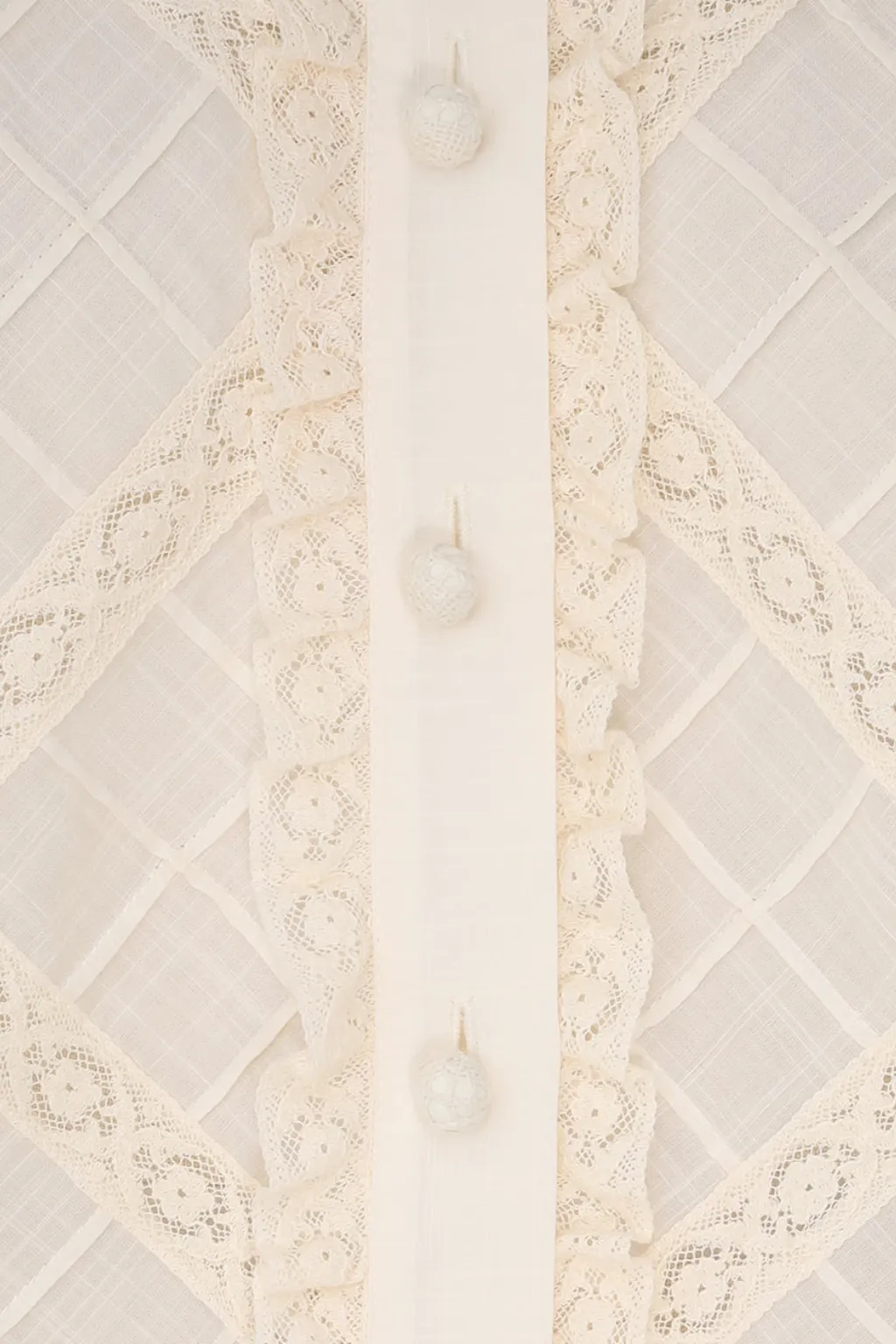 Tallow Lace Trim Shirt