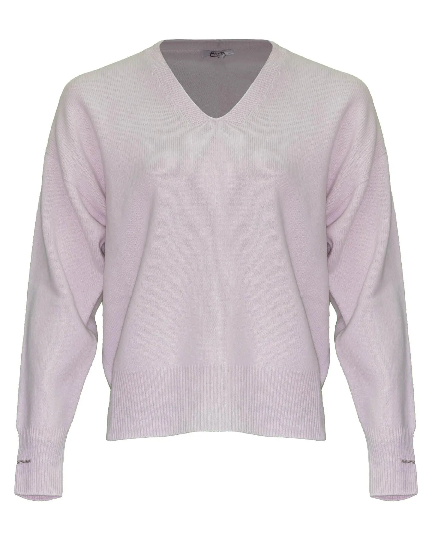 V-Neck Wool Blend Pullover